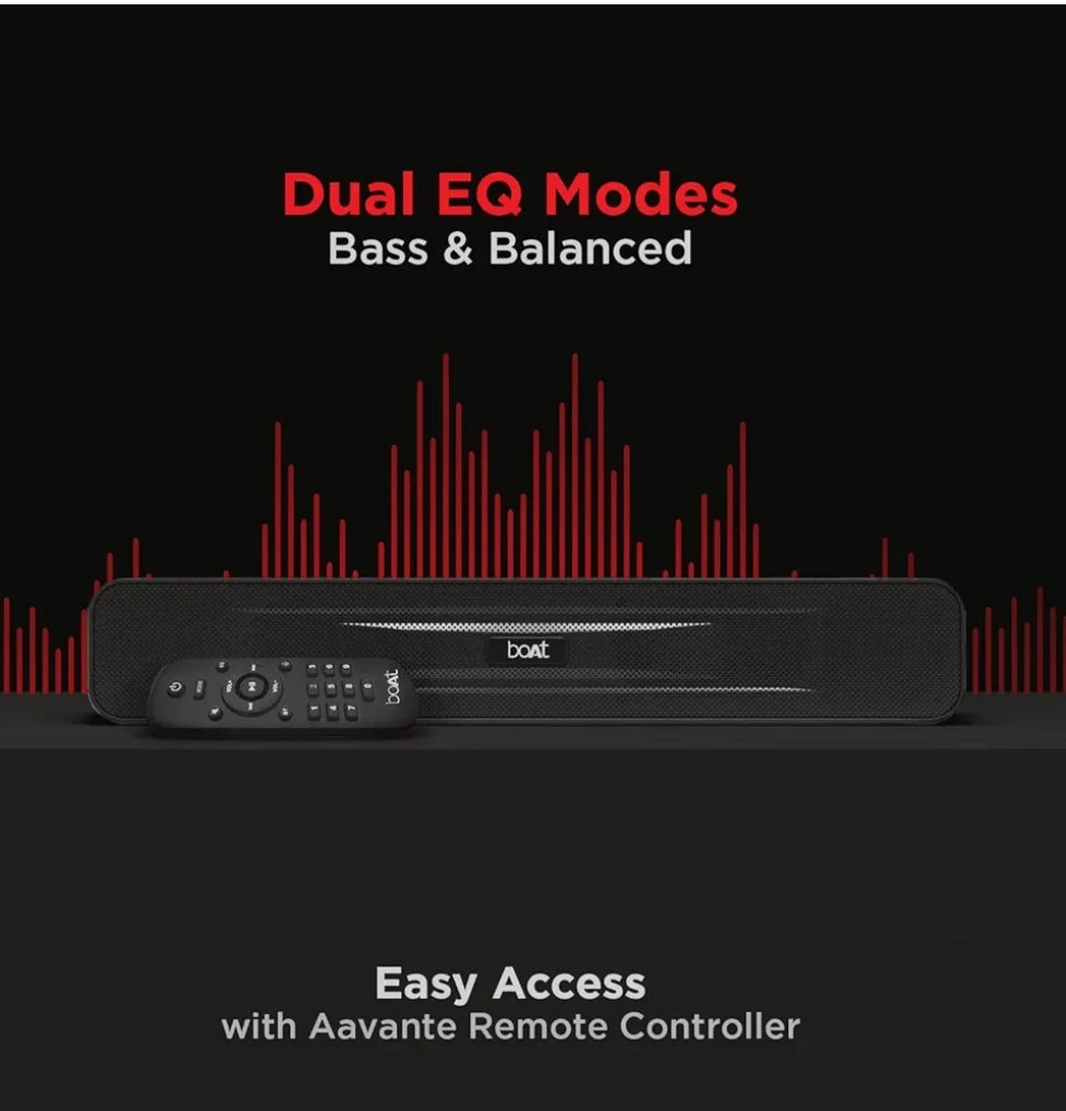 BOAT Aavante Bar 508  Soundbar Speaker (Midnight Black)