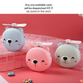 Piggy fan with mirror