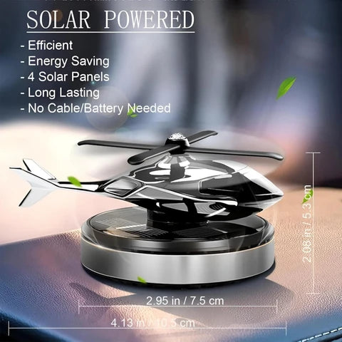 Solar Helicopter Design Car Perfume & Air Freshene